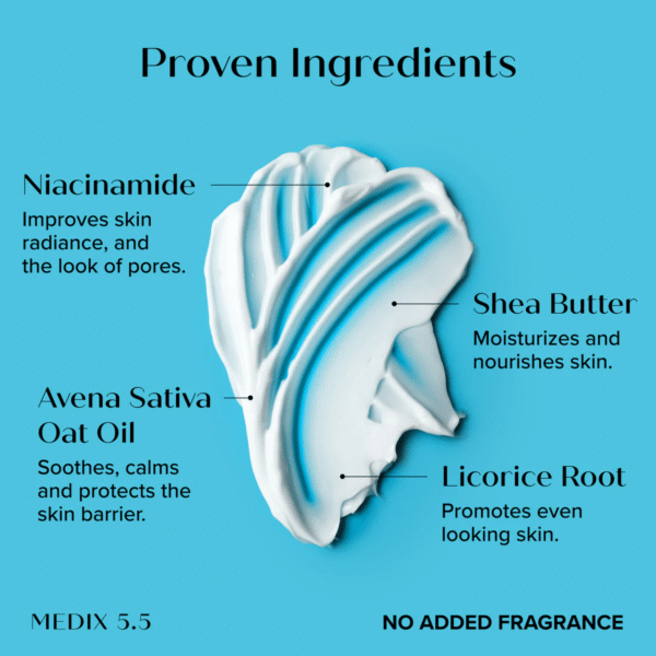 medix 5.5 niacinamide + shea butter body cream 444ml