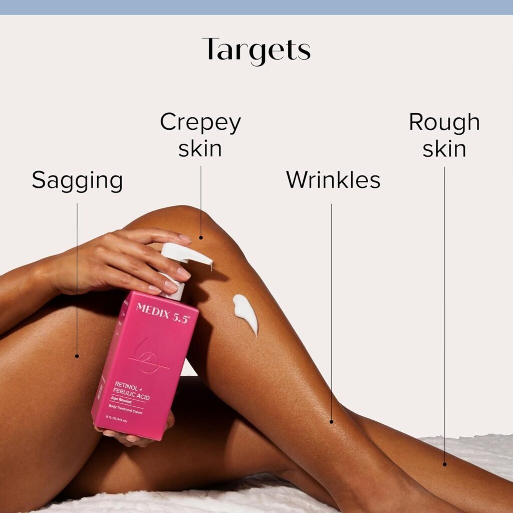 medix 5.5 retinol cream with ferulic acid body treatment cream (444ml)