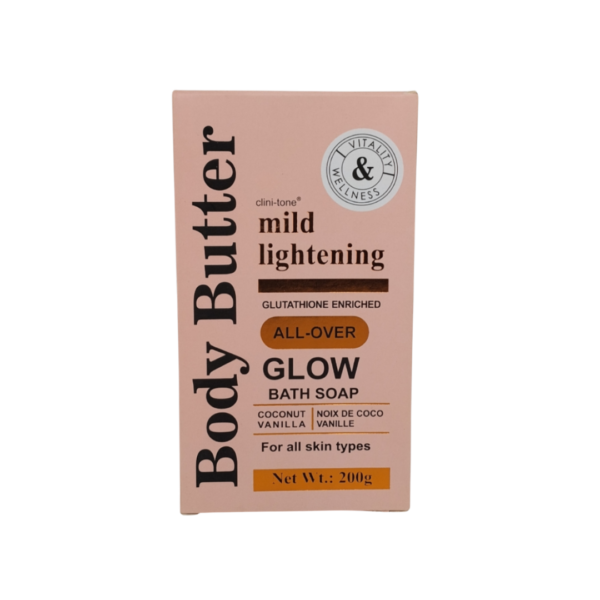 Clinitone Body Butter Mild lightening Glutathione Enriched Glow Bath Soap 200g