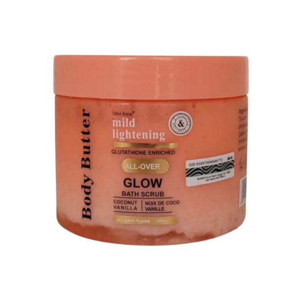 Clinitone Body Butter Mild Lightening Glutathione Bath Scrub 300g