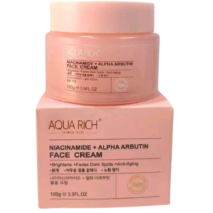 Aqua Rich Niacinamide and Alpha Arbutin Face Cream (100g)