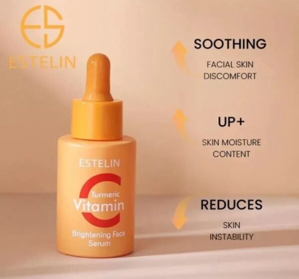 Estelin Vitamin C + Turmeric Brightening Face Serum 30ml