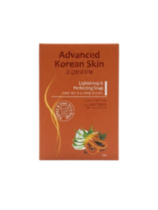 Advanced Korean Skin Lightening & Perfecting Soap (Papaya & Aloe Vera) 160g